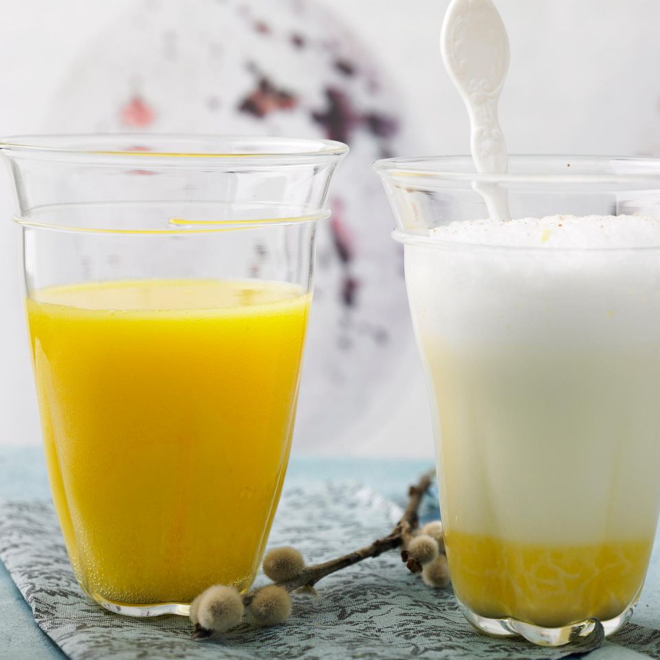 Latte Macchiato mit Eierlikör