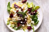 Nudelsalat mit Roter Bete