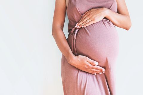 Gewichtszunahme Schwangerschaft: Schwangere Frau