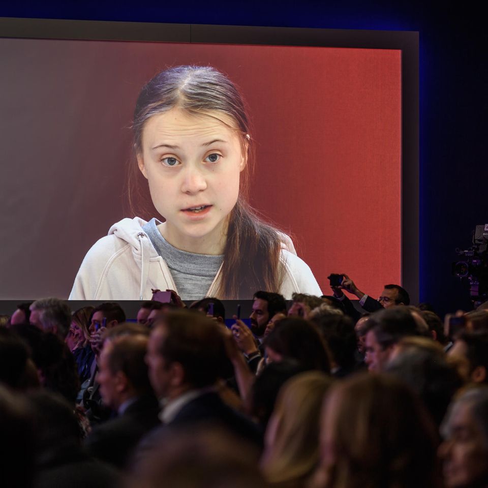 Greta Thunberg schimpft in Davos: "So gut wie nichts passiert!"