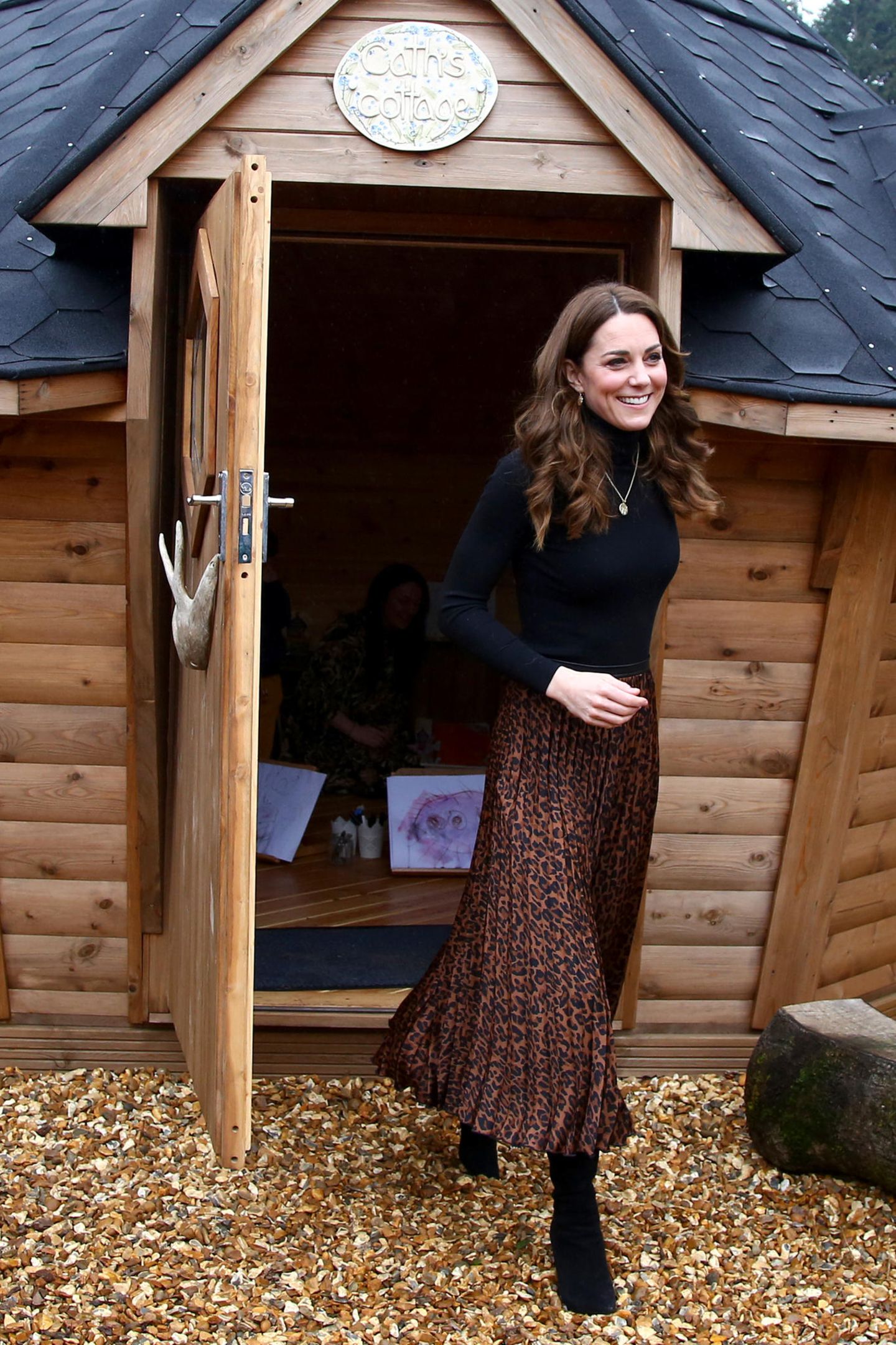 Royals, die günstige Kleidung tragen: Kate Middleton im Zara Rock