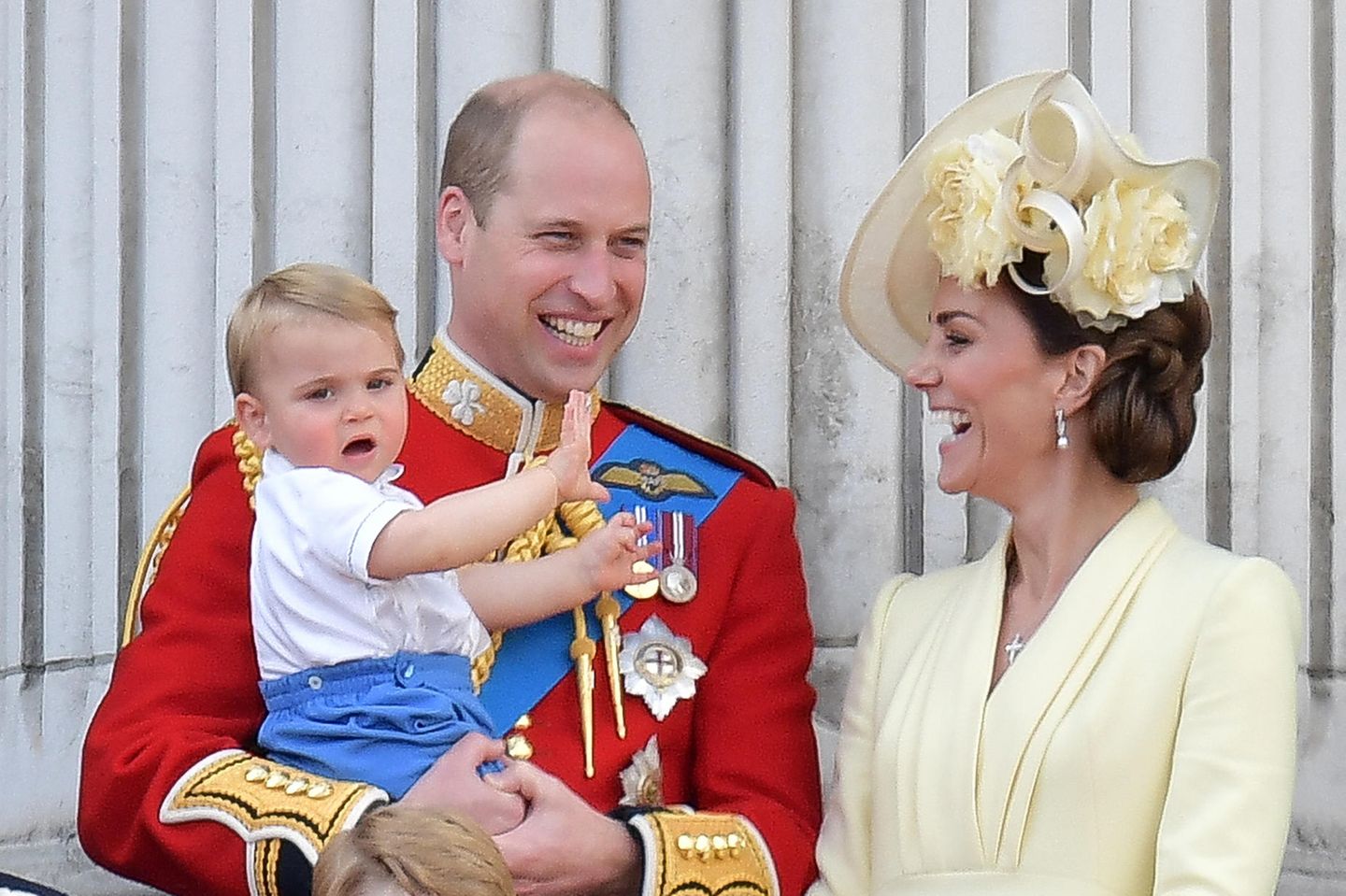Herzogin Kate mit Prinz William und Kindern