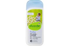 Rückruf bei dm: Baby-Pflegelotion kann Entzündungen begünstigen alverde Baby Pflegelotion Bio-Sheabutter Bio-Kamille
