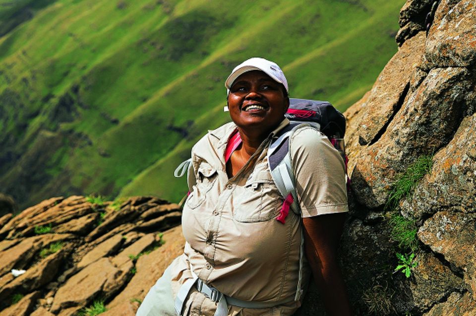 Drakensberge: Südafrika-Safari mal anders: Wanderführerin auf Berg