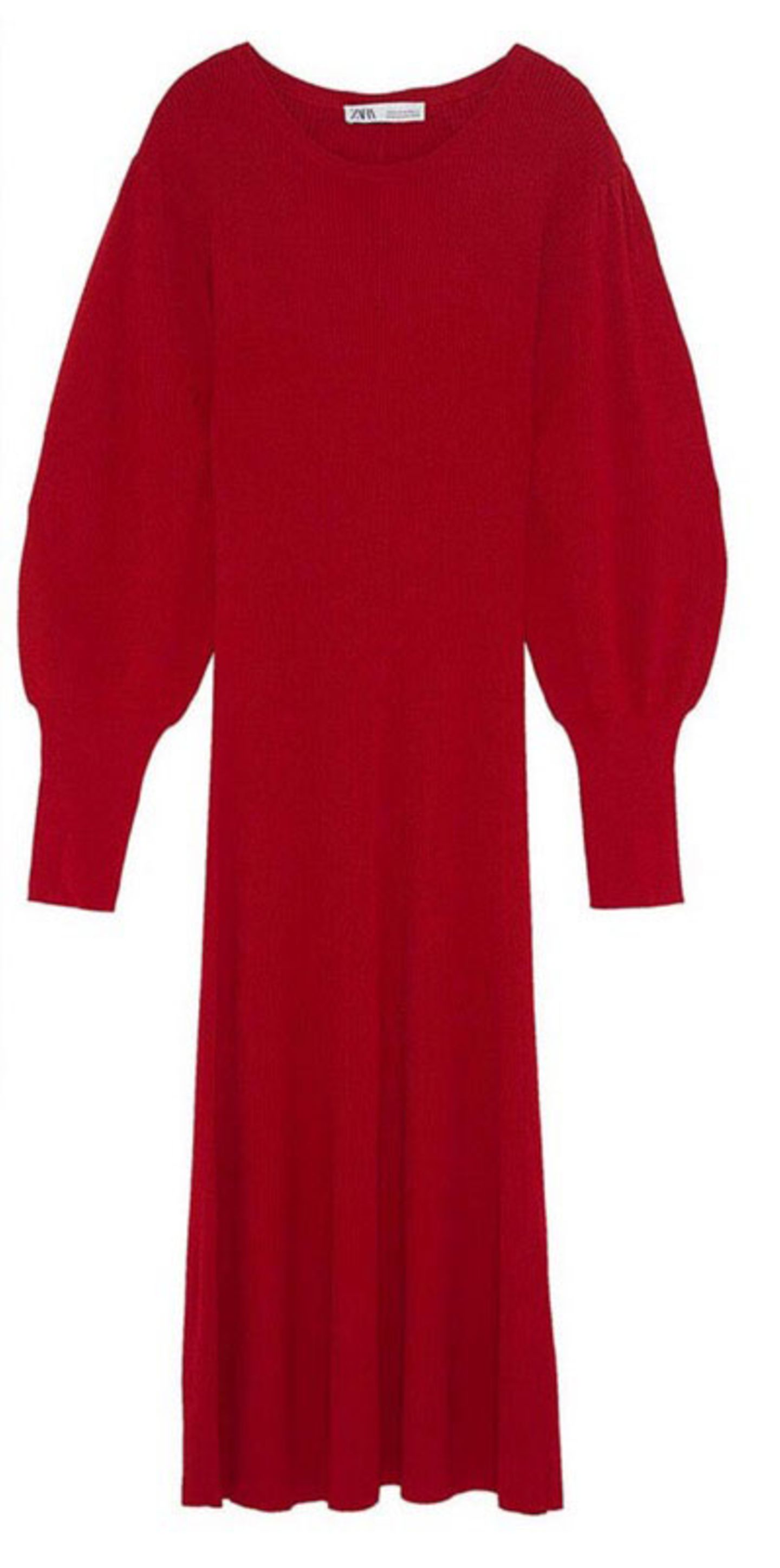 Royals, die günstige Kleidung tragen: rotes Kleid von Zara