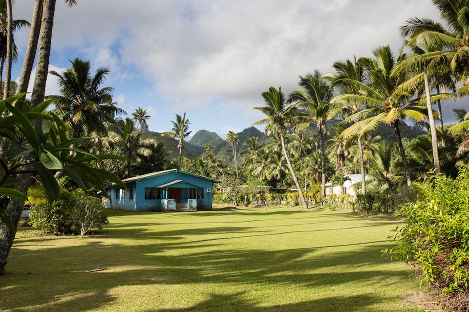 Cookinseln - Tipps für eine traumhafte Reise Cookinseln: Foto von einem typischen Haus auf der Insel