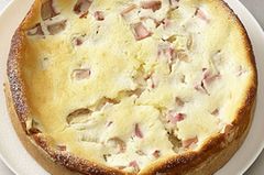 Rhabarber-Käsekuchen Rhabarber-Käsekuchen