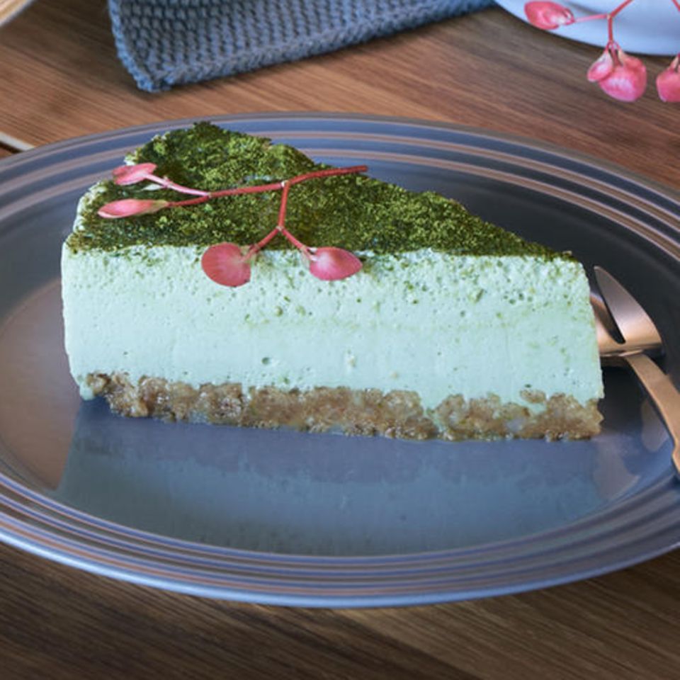 Matcha-Cheesecake