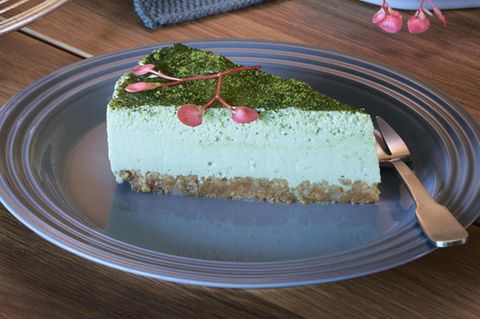 Matcha-Cheesecake