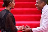 Verliebte Paare: Beyonce und Jay-Z halten sich an den Händen
