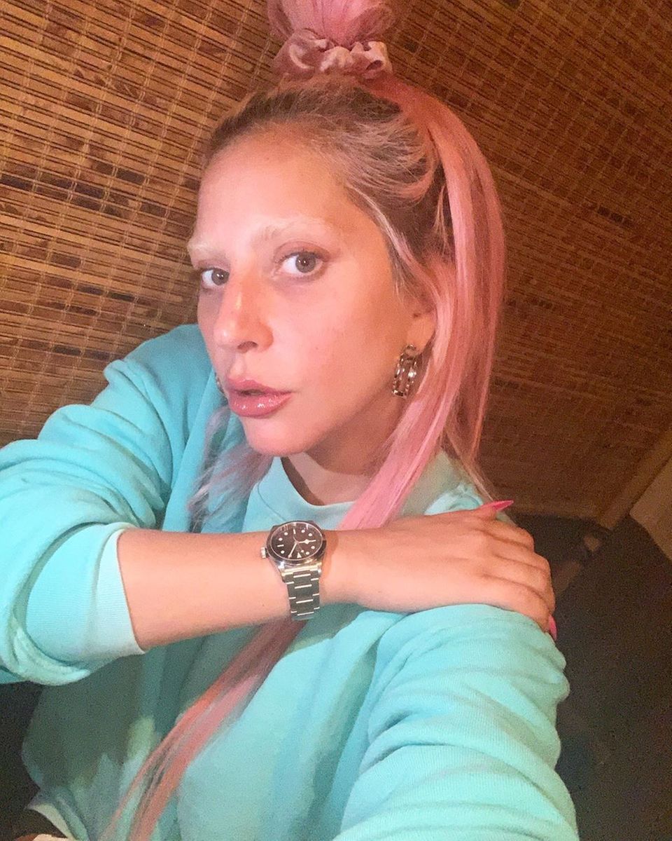 Stars ohne Make-up: Lady Gaga ungeschminkt
