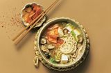 Ramen-Suppe mit Kimchi
