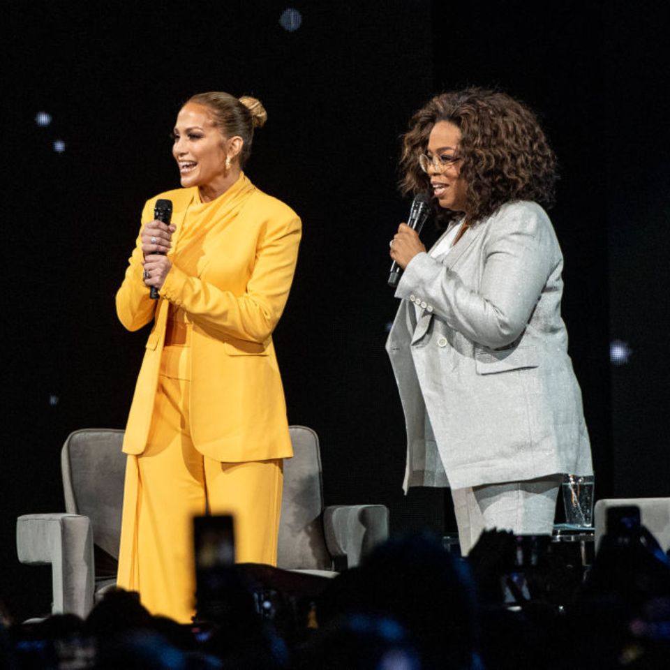 Jennifer Lopez und Oprah Winfrey