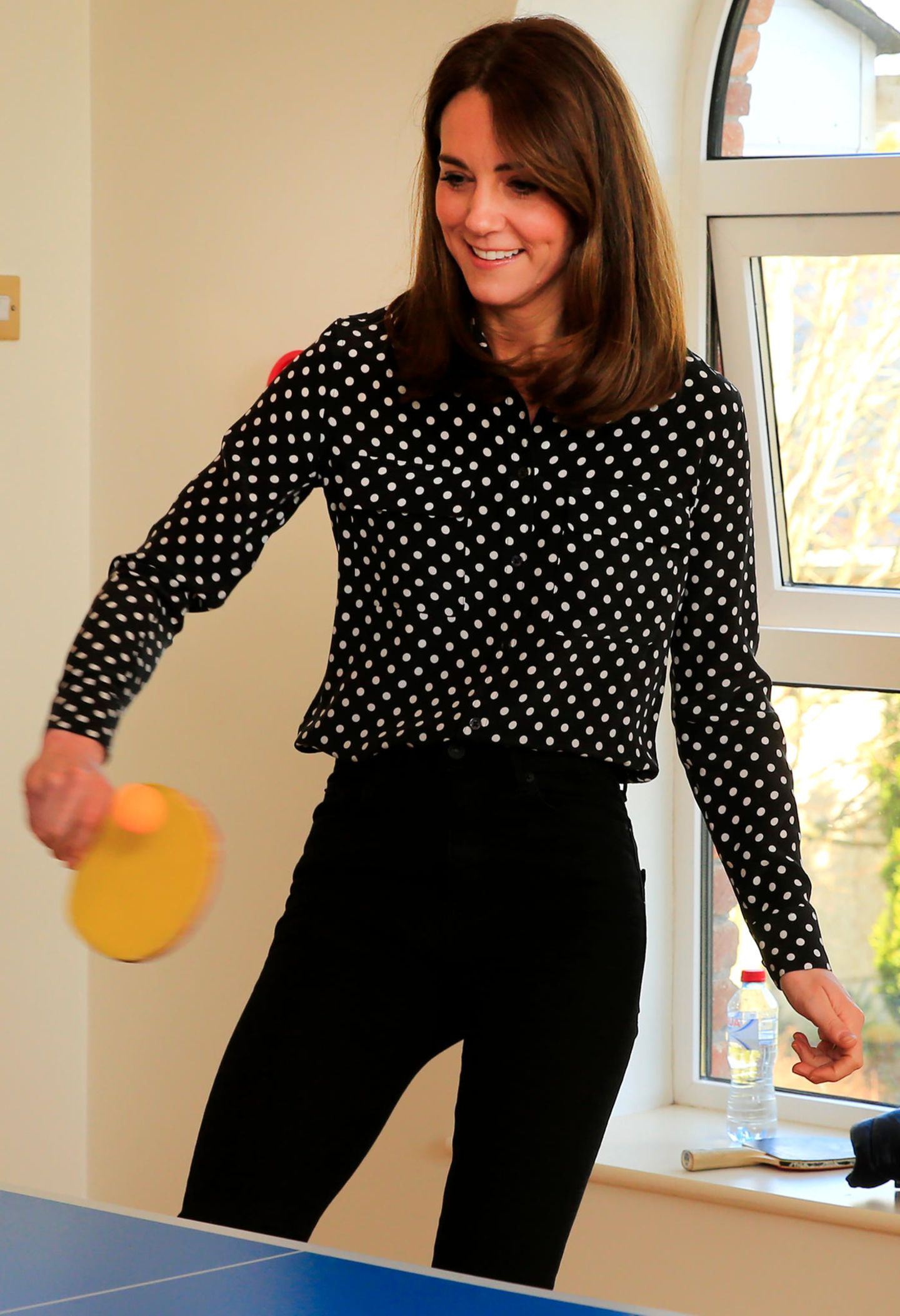 ... spannende Tischtennis-Matches. Schön, dass Kate für jeden Spaß zu haben ist.