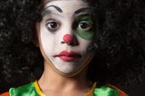 Kinder schminken: Vorlage für Clown schminken