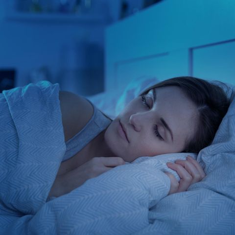 Gesunder Schlaf: Schlafende Frau