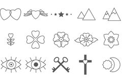 Tattoos an der Hüfte Tattoos an der Hüfte: Kleine Symbole als Vorlage