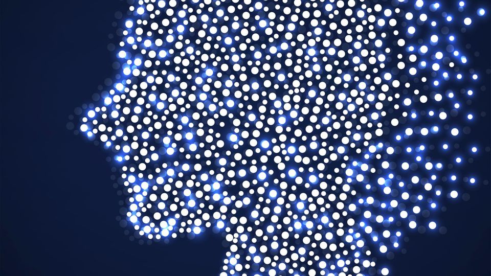 Silhouette künstliche Intelligenz Silhouette künstliche Intelligenz