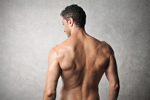 Testosteronmangel: Rückenansicht eines Mannes