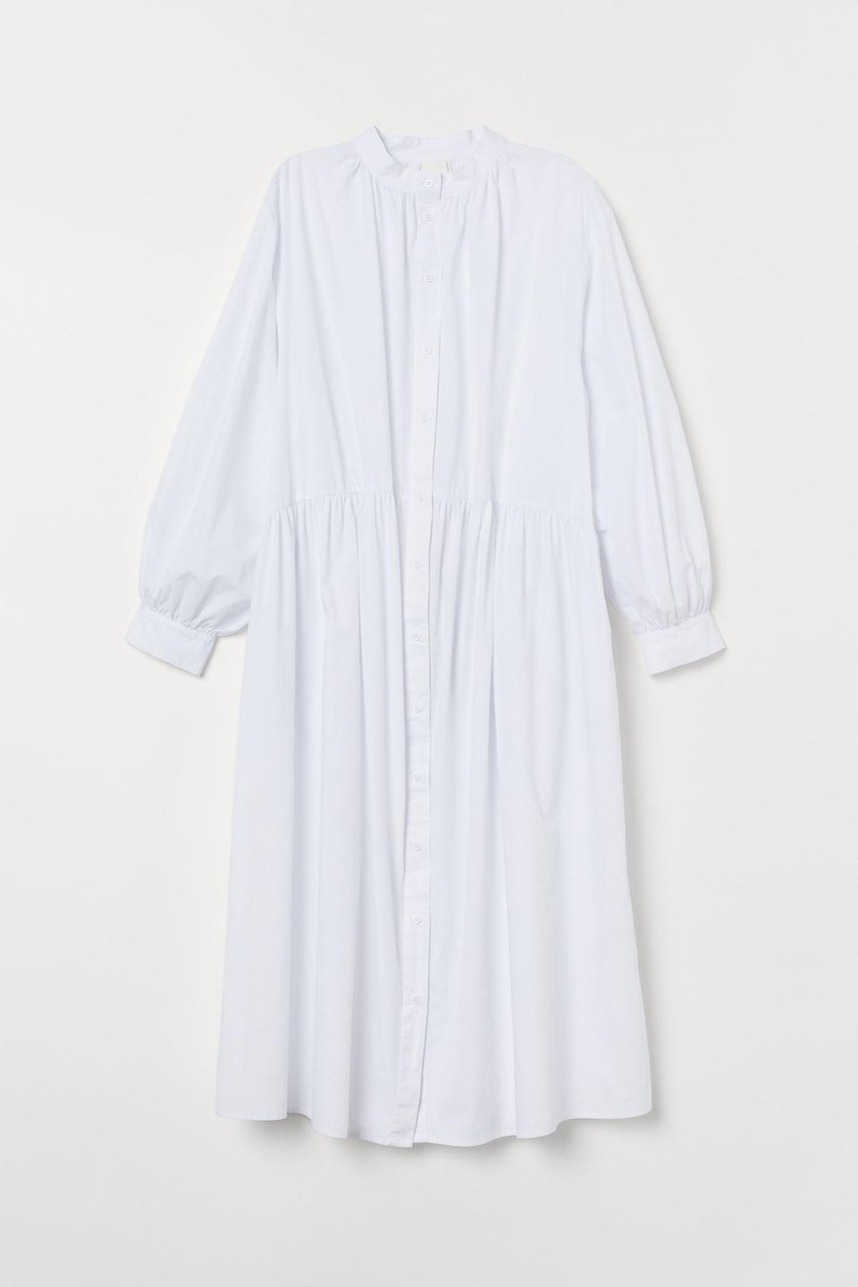 Weißes Hemdkleid von H&M