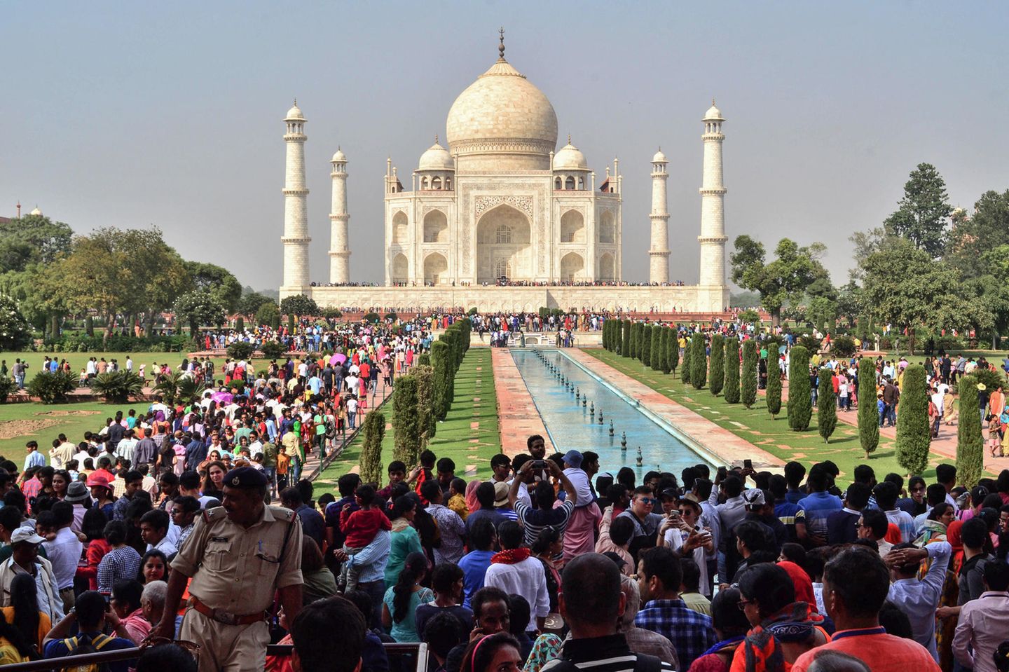 Sehenswürdigkeiten unter Coronakrise: Taj Mahal