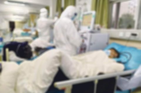 Coronavirus-News: Krankenhaus mit Patienten