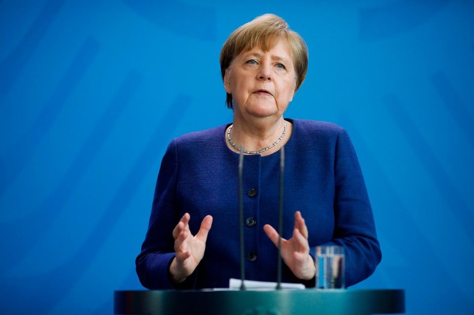 Corona aktuell: Angela Merkel bei Pressekonferenz