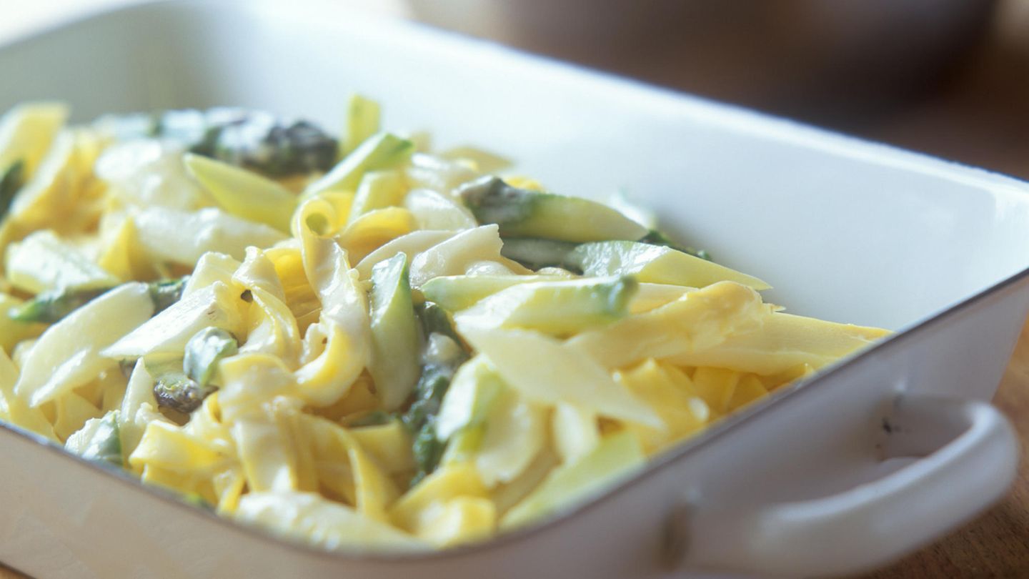 Spargel mit Tagliatelle | BRIGITTE.de