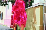 Sommermode 2020: Pinkes Midi-Kleid