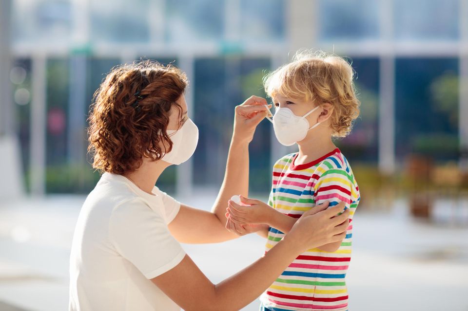 Gesichtsmaske für Kinder: Kein Grund zur Sorge