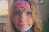 Stars im Home Office: Karoline Herfurth mit Gesichtsbemalung