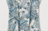 Frühlings-Bluse: Pfalnzen-Muster
