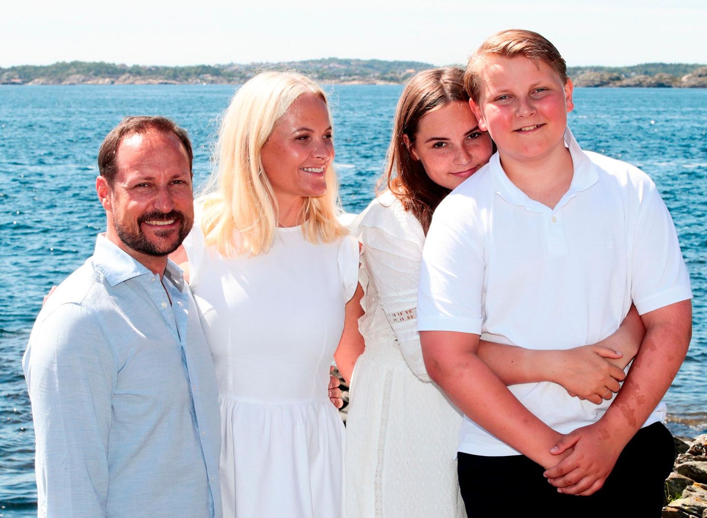 Royale Mütter: Prinzessin Mette Marit mit ihren Kindern