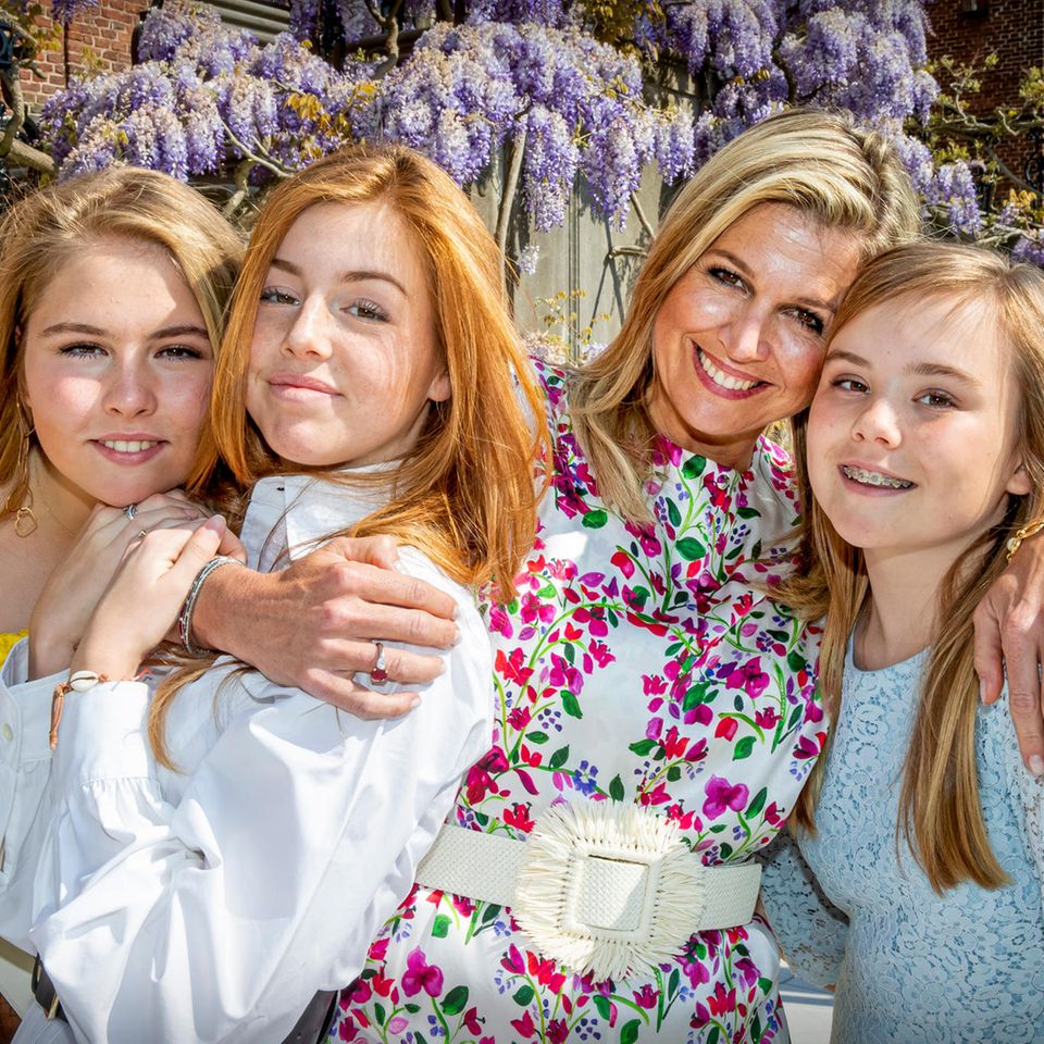 Royale Mütter: Königin Maxima mit Töchtern