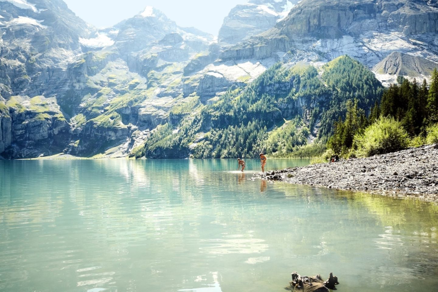 Urlaub in der Schweiz: Oeschinensee