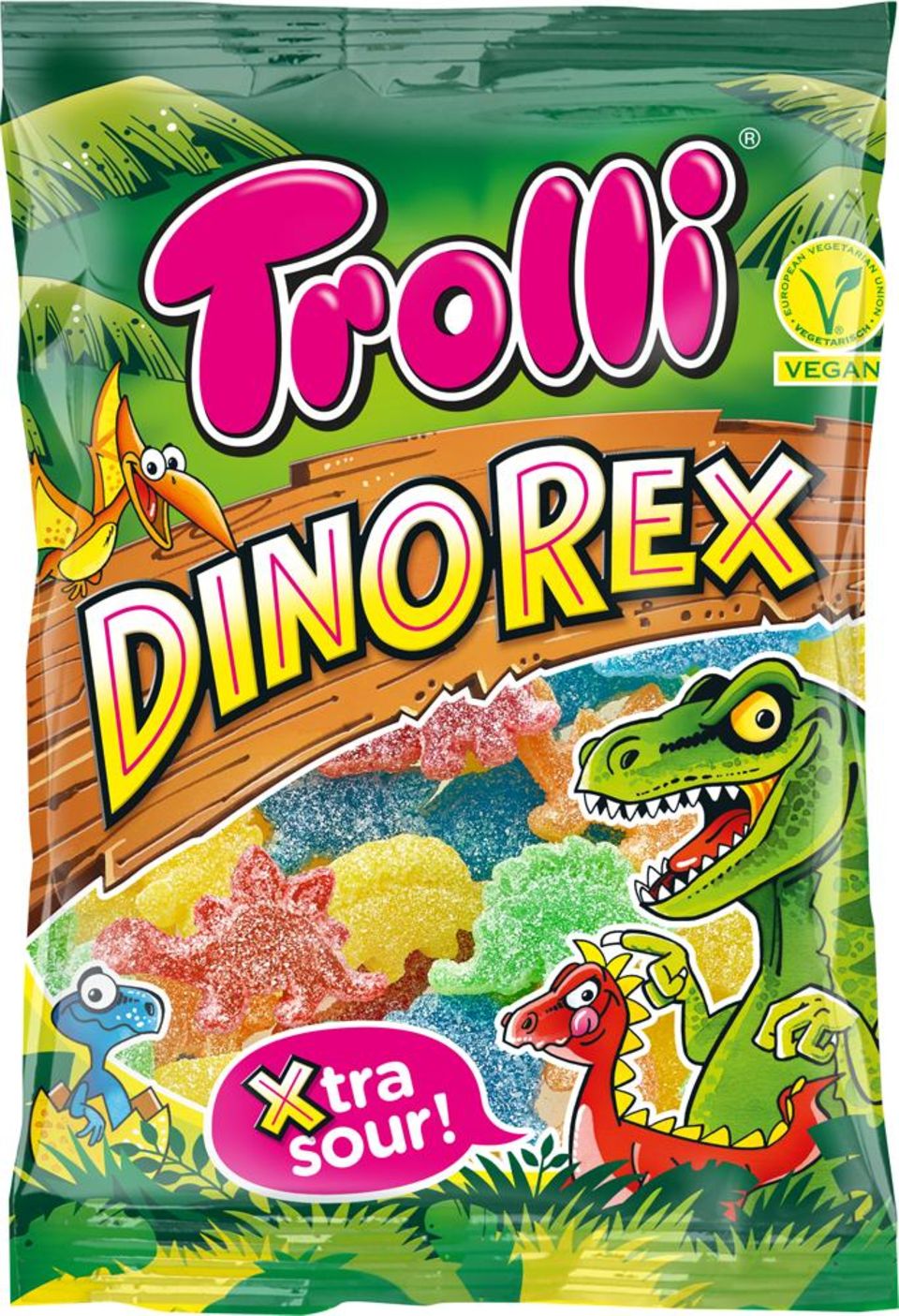 Vegane Süßigkeiten: Trolli Dino Rex