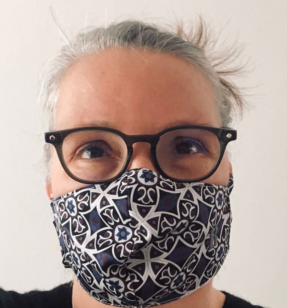 "Ein Schutz fürs Leben": Frau mit Maske