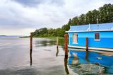 Urlaub in Deutschland: Hausboot am See