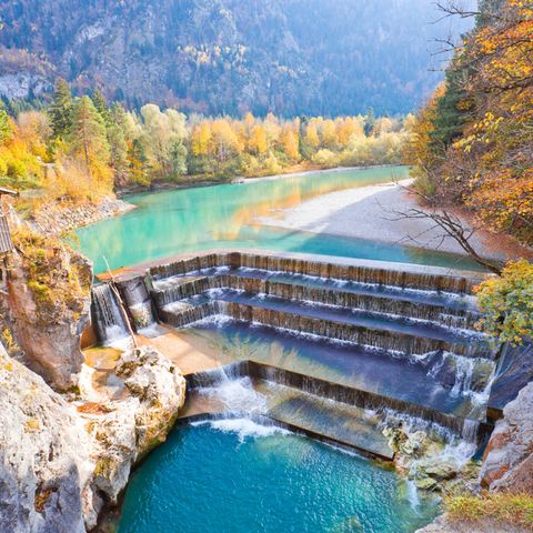 Urlaub in Deutschland: Lechfall