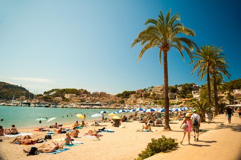 Coronakrise: Ein Strand auf Mallorca