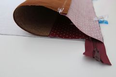 Sew pencil case: twisted fabrics