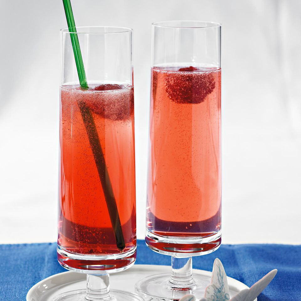 Prosecco-Tee-Cocktail