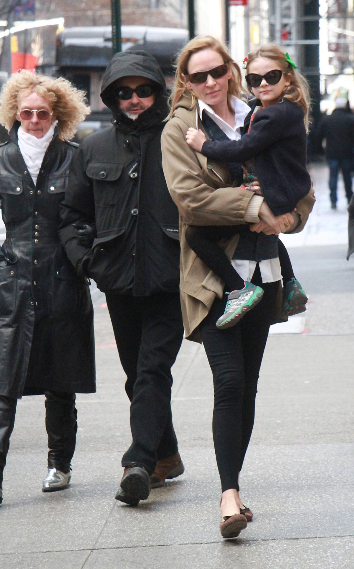 Star-Babys: Uma Thurman mit Tochter