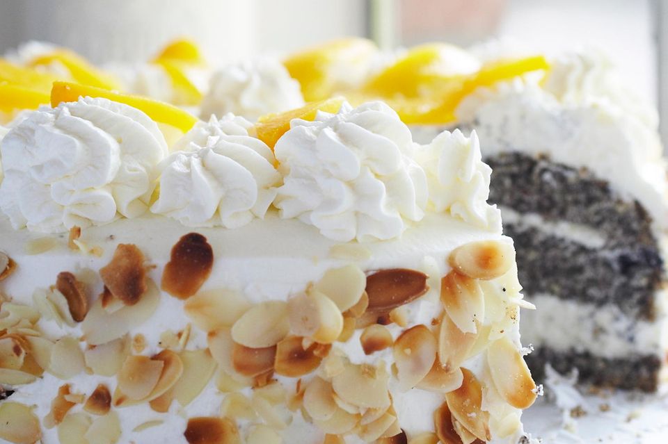 Pfirsich-Mohn-Torte Pfirsich-Mohn-Torte