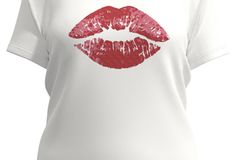 Rock your Curves by Angelina K. Shirt with kissing mouth "loading =" lazy