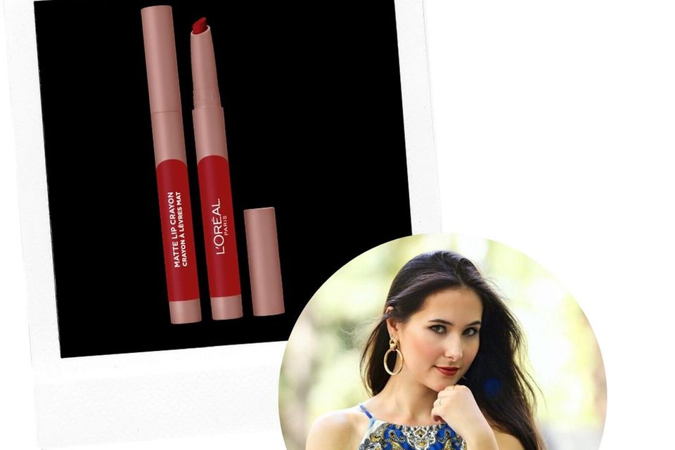 Intern Isabel tried the L'Oreal Paris Matte Lip Crayon for you.