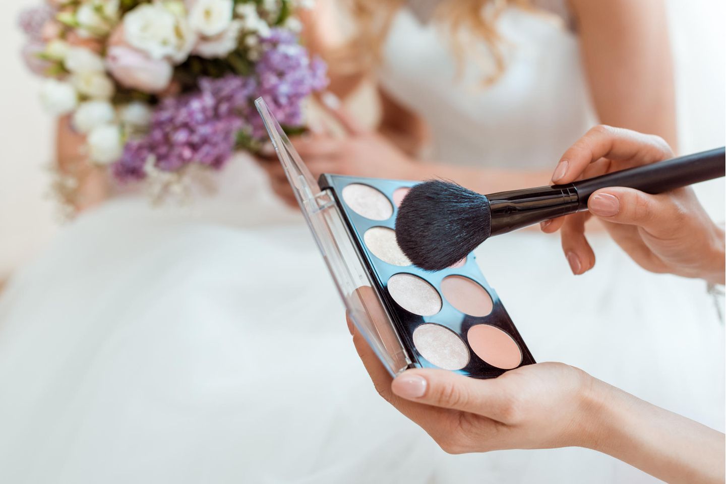 Braut-Make-up: 7 Bräute vor und nach dem Make-up