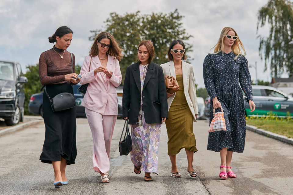 Bloggerinnen auf der Fashion Week in Kopenhagen