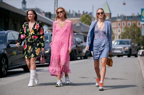 Besucher der Fashion Week in Kopenhagen