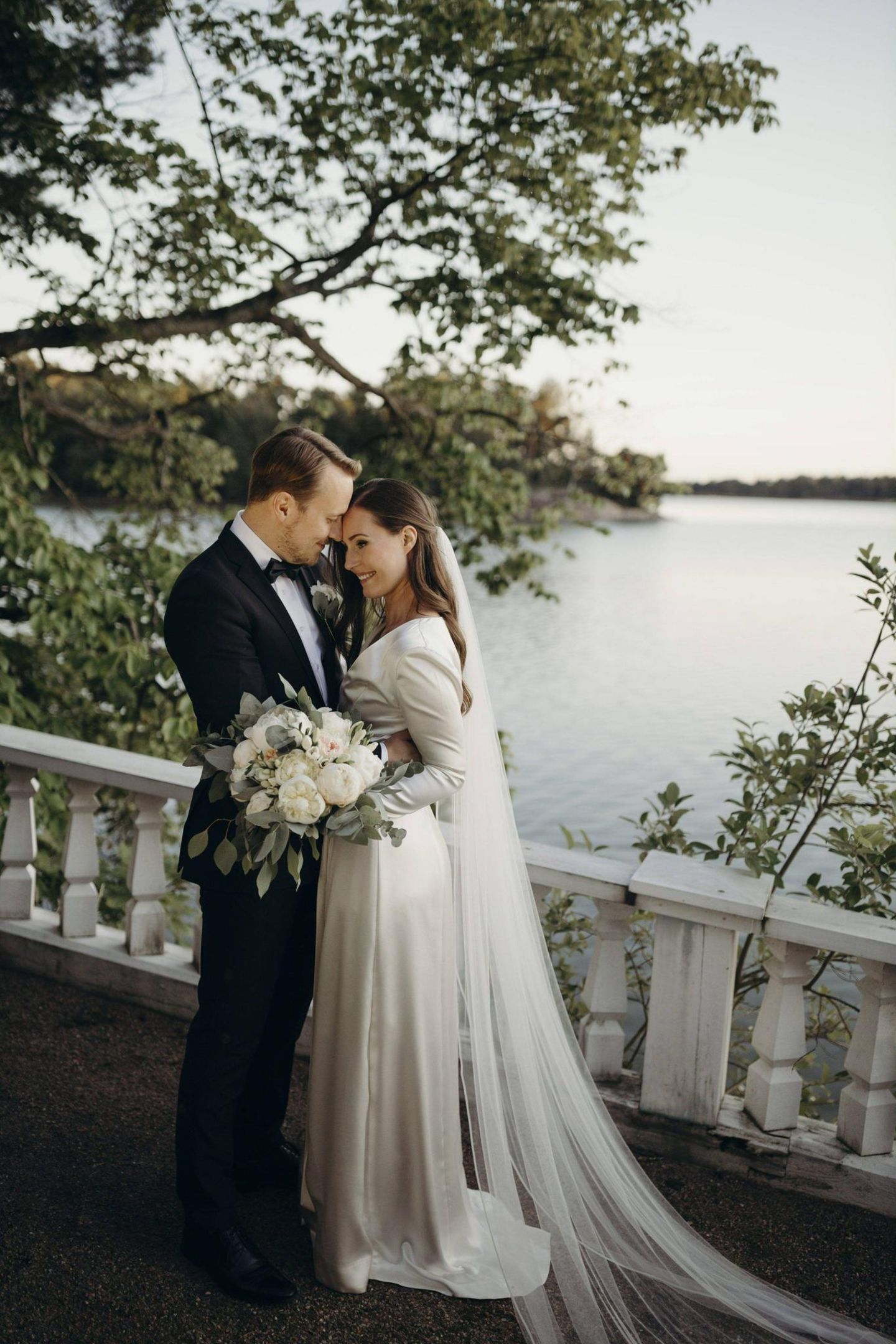 Brautkleider der Stars:Sanna Marin und Markus Räikkönen